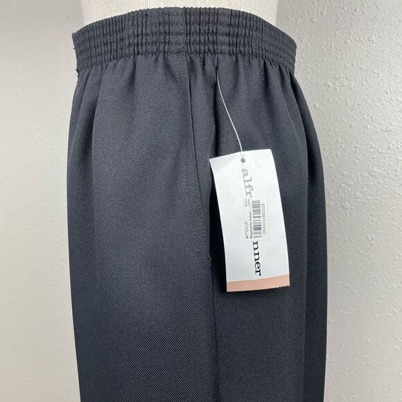 NWT Alfred Dunner Black Midi Skirt Size 12 - Picture 4 of 8